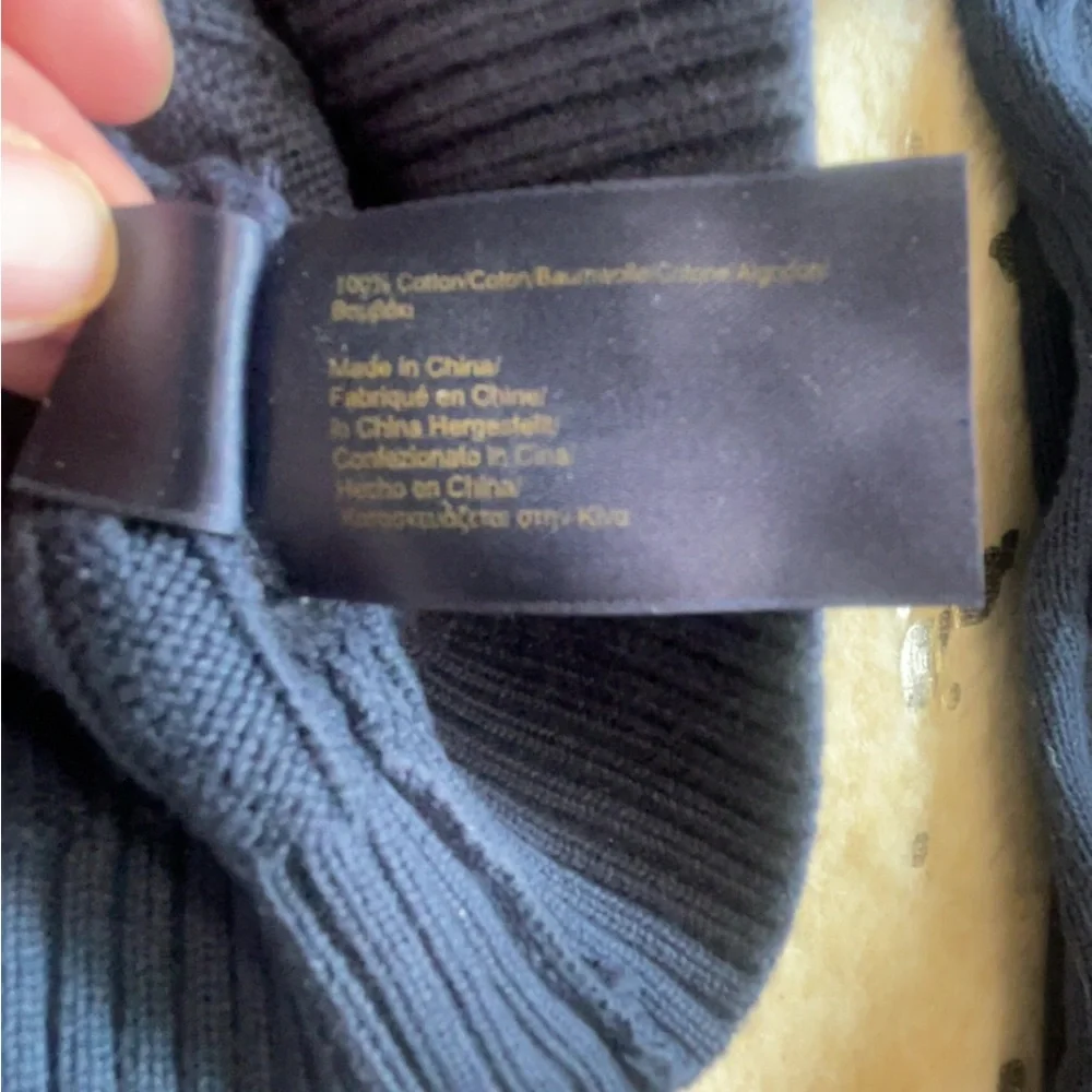Brooks Brothers Blue Cable Knit Sweater XS - Picture 5 of 5